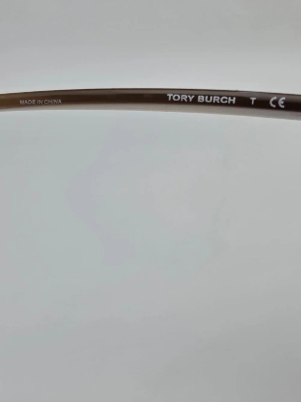 Tory Burch TY6065 326813 Brown Frame Brown Lens Semi Rimless Aviator Sunglasses